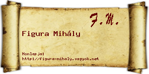 Figura Mihály névjegykártya